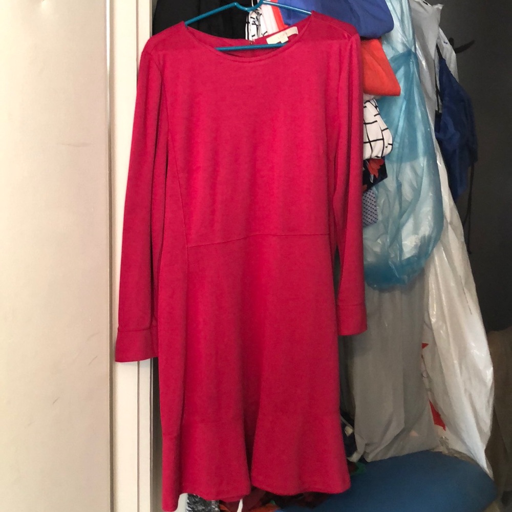 Loft pink dress 18